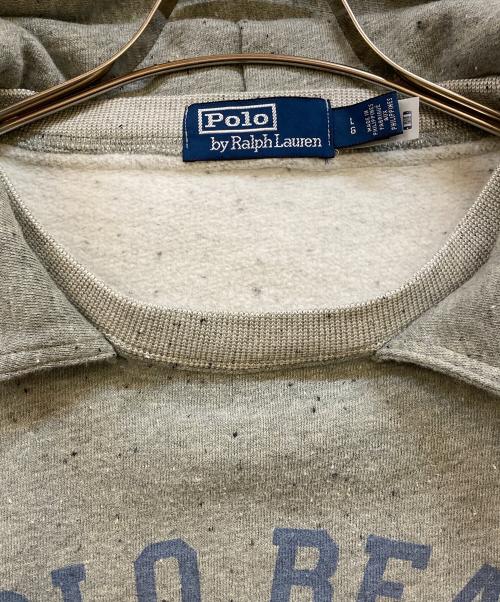 POLO RALPH LAUREN（ポロ・ラルフローレン）POLO RALPH LAUREN (ポロ・ラルフローレン) POLP BEAR FLEECE HOODY グレー サイズ:Lの古着・服飾アイテム