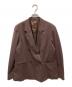 FRAY ID（フレイ アイディー）の古着「ダブルテーラードジャケット」｜ブラウン