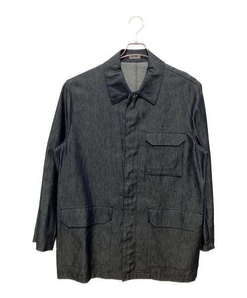 RAKINES（ラキネス）RAKINES (ラキネス) Silk denim Zip coverall ネイビー サイズ:SIZE2の古着・服飾アイテム