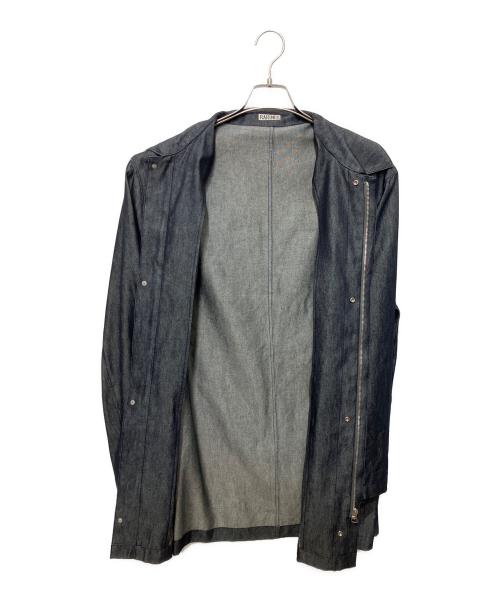 RAKINES（ラキネス）RAKINES (ラキネス) Silk denim Zip coverall ネイビー サイズ:SIZE2の古着・服飾アイテム