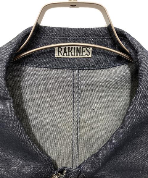 RAKINES（ラキネス）RAKINES (ラキネス) Silk denim Zip coverall ネイビー サイズ:SIZE2の古着・服飾アイテム