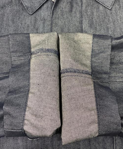 RAKINES（ラキネス）RAKINES (ラキネス) Silk denim Zip coverall ネイビー サイズ:SIZE2の古着・服飾アイテム