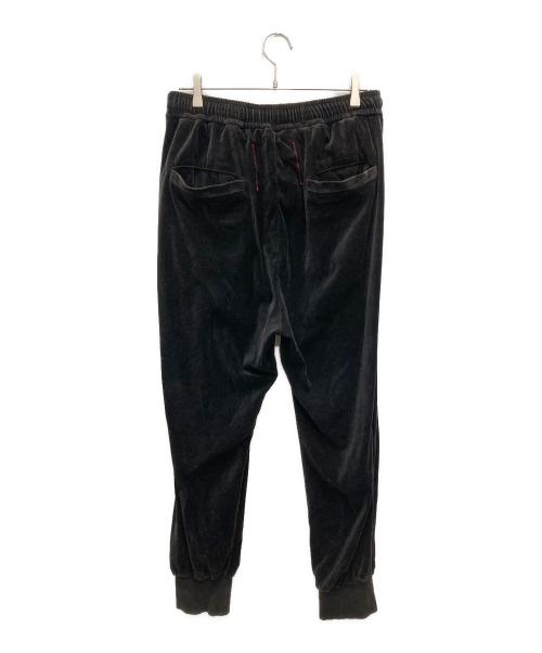 ANCELLM（アンセルム）ANCELLM (アンセルム) barbell object (バーベルオブジェクト) ベロアジャージ セットアップ ブラック サイズ:Fの古着・服飾アイテム