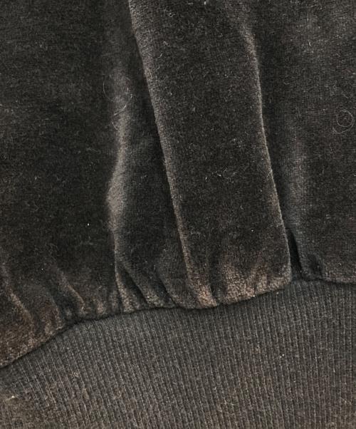 ANCELLM（アンセルム）ANCELLM (アンセルム) barbell object (バーベルオブジェクト) ベロアジャージ セットアップ ブラック サイズ:Fの古着・服飾アイテム