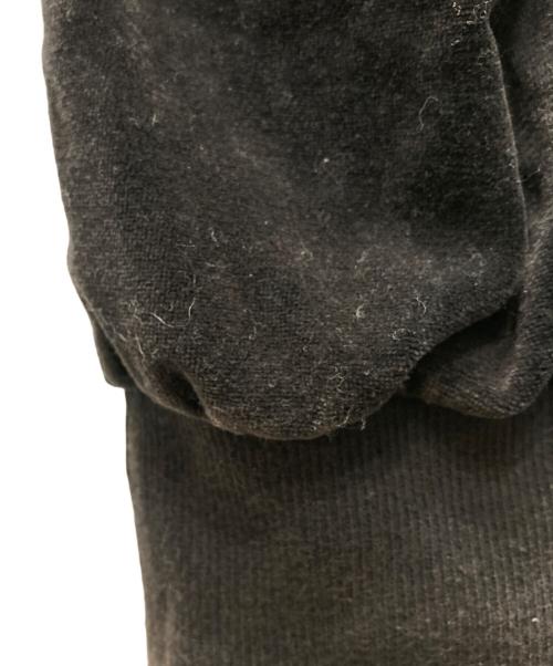 ANCELLM（アンセルム）ANCELLM (アンセルム) barbell object (バーベルオブジェクト) ベロアジャージ セットアップ ブラック サイズ:Fの古着・服飾アイテム