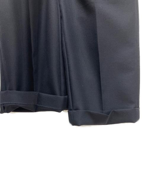 NICENESS（ナイスネス）NICENESS (ナイスネス) COULSON ウールモヘア クロップドスラックス ネイビー サイズ:Mの古着・服飾アイテム