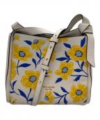 Kate Spadeケイトスペード）の古着「ノット サンシャインフローラルミディアムクロスボディトート」｜アイボリー