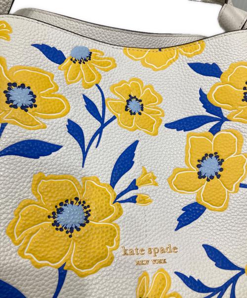 Kate Spade（ケイトスペード）Kate Spade (ケイトスペード) ノット サンシャインフローラルミディアムクロスボディトート アイボリーの古着・服飾アイテム