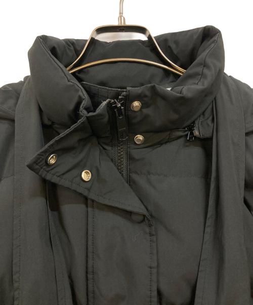 Lily Brown（リリーブラウン）Lily Brown (リリーブラウン) Recycleボウタイリボンダウンジャケット ブラック サイズ:Fの古着・服飾アイテム