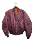 ALPHAアルファ）の古着「フライトジャケット」｜ブラウン