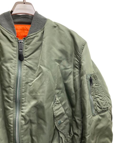 ALPHA（アルファ）ALPHA (アルファ) フライトジャケット カーキ サイズ:Lの古着・服飾アイテム