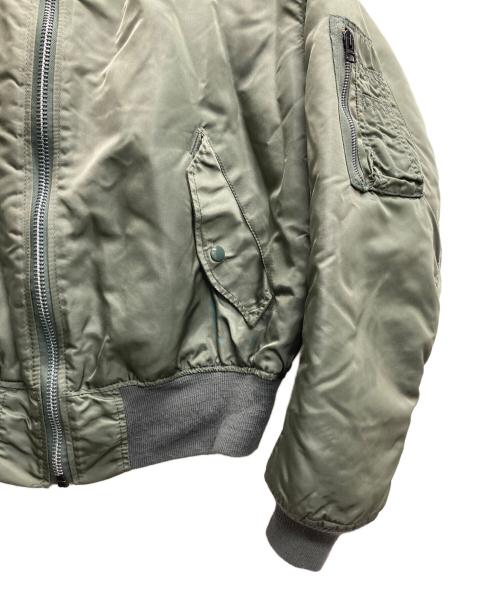 ALPHA（アルファ）ALPHA (アルファ) フライトジャケット カーキ サイズ:Lの古着・服飾アイテム