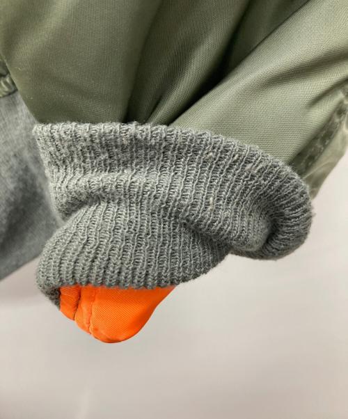 ALPHA（アルファ）ALPHA (アルファ) フライトジャケット カーキ サイズ:Lの古着・服飾アイテム