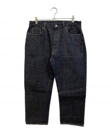 A.PRESSE（アプレッセ）の古着「Washed Denim Wide Pants」｜インディゴ