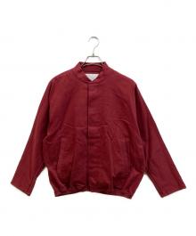 nonnotte（ノノット）の古着「Draping New Bias Sleeve Blouson」｜ボルドー