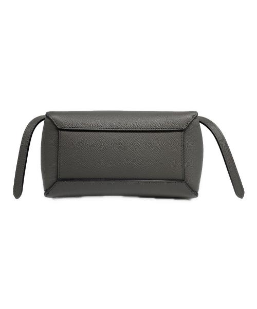 CELINE（セリーヌ）CELINE (セリーヌ) ベルトバッグ ナノ グレー サイズ:ナノの古着・服飾アイテム