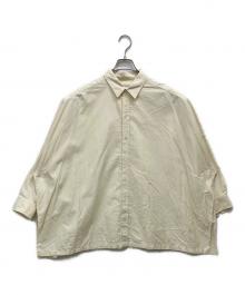 Plage（プラージュ）の古着「Light OX Poncho シャツ」｜イエロー