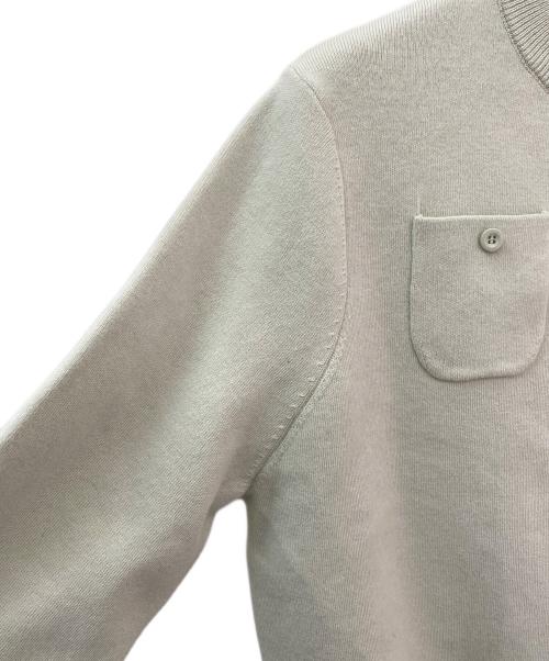 CABAN（キャバン）CABAN (キャバン) コットンカシミヤ クルーネックカーディガン グリーン サイズ:XSの古着・服飾アイテム