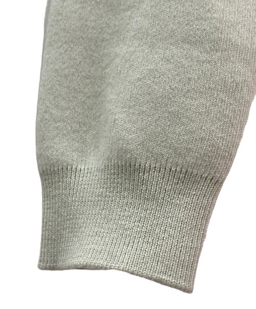 CABAN（キャバン）CABAN (キャバン) コットンカシミヤ クルーネックカーディガン グリーン サイズ:XSの古着・服飾アイテム