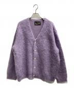 ROUTINEルーティン）の古着「ソリッド起毛カーディガン」｜ラベンダー