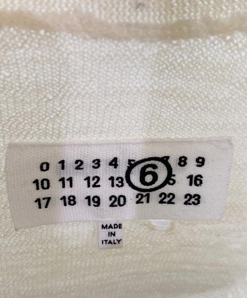MM6 Maison Margiela（エムエムシックスメゾンマルジェラ）MM6 Maison Margiela (エムエムシックスメゾンマルジェラ) PULLOVER アイボリー サイズ:XSの古着・服飾アイテム