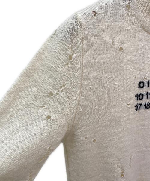 MM6 Maison Margiela（エムエムシックスメゾンマルジェラ）MM6 Maison Margiela (エムエムシックスメゾンマルジェラ) PULLOVER アイボリー サイズ:XSの古着・服飾アイテム