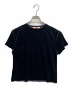 BACCAバッカ）の古着「inner piece ベロアジャージーTシャツ」｜グレー