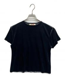BACCA（バッカ）の古着「inner piece ベロアジャージーTシャツ」｜グレー