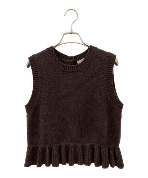 CECILIE BAHNSEN（セシリーバンセン）CECILIE BAHNSEN (セシリーバンセン) BILL VEST ブラウン サイズ:Sの古着・服飾アイテム