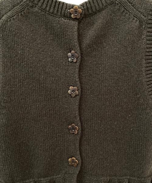 CECILIE BAHNSEN（セシリーバンセン）CECILIE BAHNSEN (セシリーバンセン) BILL VEST ブラウン サイズ:Sの古着・服飾アイテム