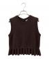 CECILIE BAHNSEN（セシリーバンセン）の古着「BILL VEST」｜ブラウン