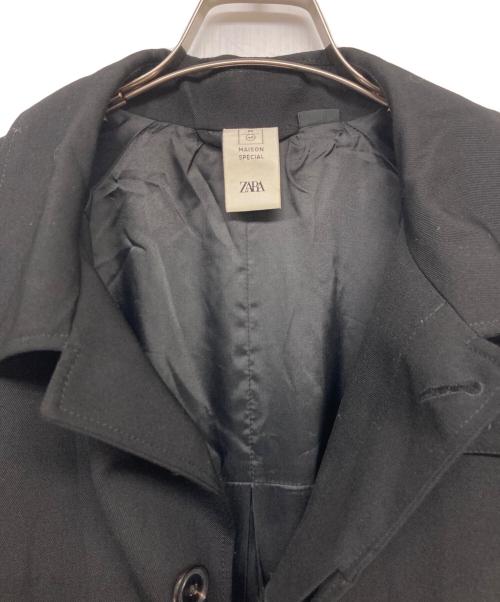 MAISON SPECIAL（メゾンスペシャル）MAISON SPECIAL (メゾンスペシャル) ZARA (ザラ) ステンカラーコート ブラック サイズ:Mの古着・服飾アイテム