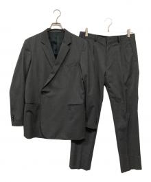 BESPOKE TOKYO（ビスポークトウキョウ）の古着「ウールシルクダブルブレステッドジャケットセットアップ」｜グレー