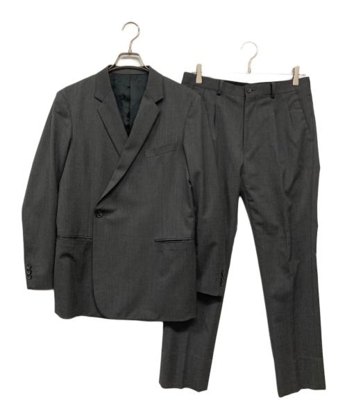 BESPOKE TOKYO（ビスポークトウキョウ）BESPOKE TOKYO (ビスポークトウキョウ) ウールシルクダブルブレステッドジャケットセットアップ グレー サイズ:2の古着・服飾アイテム