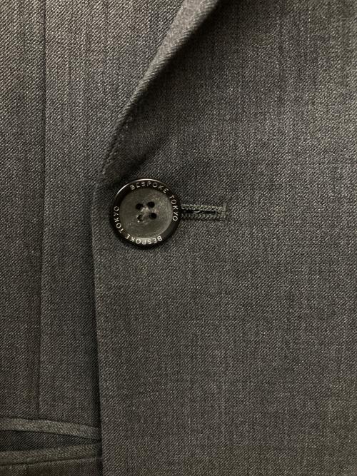 BESPOKE TOKYO（ビスポークトウキョウ）BESPOKE TOKYO (ビスポークトウキョウ) ウールシルクダブルブレステッドジャケットセットアップ グレー サイズ:2の古着・服飾アイテム