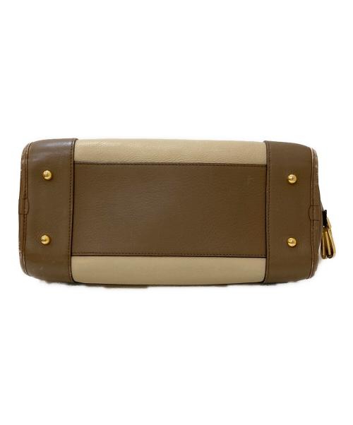 LOEWE（ロエベ）LOEWE (ロエベ) アナグラム アマソナ 28 ボストンバッグ トリコロール ベージュの古着・服飾アイテム