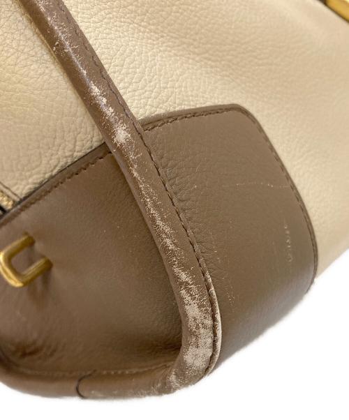 LOEWE（ロエベ）LOEWE (ロエベ) アナグラム アマソナ 28 ボストンバッグ トリコロール ベージュの古着・服飾アイテム