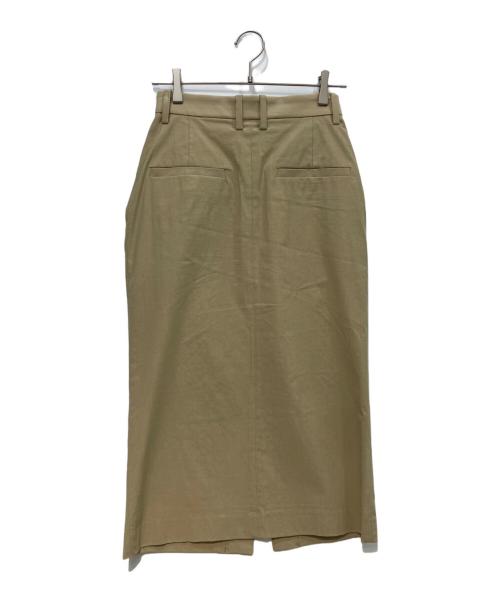 BRILL（ブリル）BRILL (ブリル) シルエットスリットスカート ベージュ サイズ:36の古着・服飾アイテム