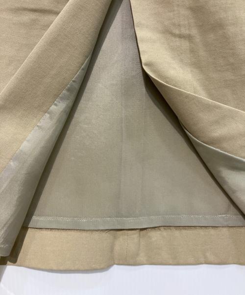 BRILL（ブリル）BRILL (ブリル) シルエットスリットスカート ベージュ サイズ:36の古着・服飾アイテム