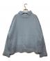 SEVEN TEN by MIHO KAWAHITO (セブン テン バイ ミホ カワヒト) ベーシックタートルニットプルオーバー ライトブルー サイズ:S：13000円