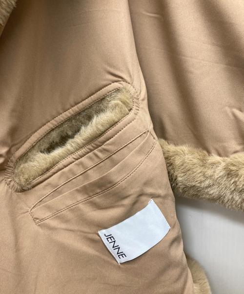 JENNE（ジェンヌ）JENNE (ジェンヌ) リッチボリュームファーケープ ベージュ サイズ:Freeの古着・服飾アイテム