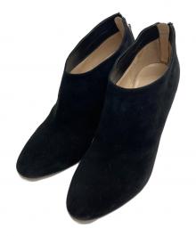 JIMMY CHOO（ジミーチュウ）の古着「スウェードブーティ」｜ブラック