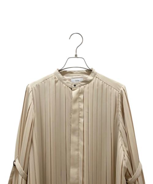 HYKE（ハイク）HYKE (ハイク) TAFFETA PLEATED DRESS ベージュ サイズ:1の古着・服飾アイテム