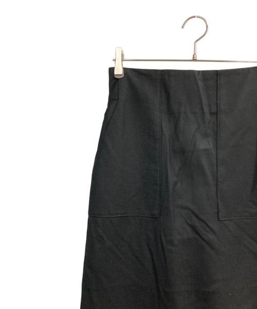 ROPE（ロペ）ROPE (ロペ) ウールレーヨンポケット付きタイトスカート ブラック サイズ:40の古着・服飾アイテム
