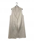 ANAYIアナイ）の古着「カルゼリバーボタンレスジレ」｜アイボリー