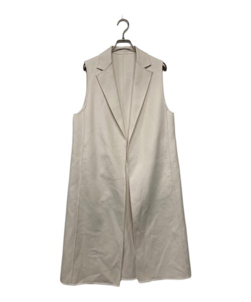 ANAYI（アナイ）ANAYI (アナイ) カルゼリバーボタンレスジレ アイボリー サイズ:36の古着・服飾アイテム