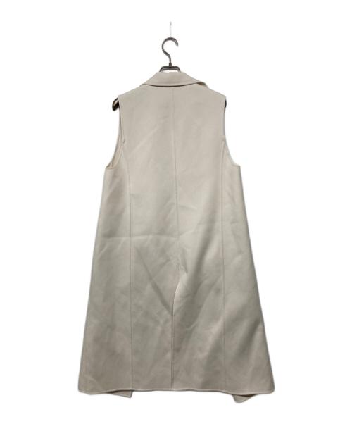 ANAYI（アナイ）ANAYI (アナイ) カルゼリバーボタンレスジレ アイボリー サイズ:36の古着・服飾アイテム