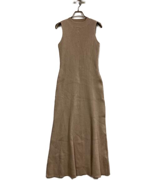 PROPORTION BODY DRESSING（プロポーションボディドレッシング）PROPORTION BODY DRESSING (プロポーションボディドレッシング) ノルディックニットSETUP ワンピース ベージュ サイズ:Mの古着・服飾アイテム