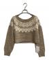 中古・古着 PROPORTION BODY DRESSING (プロポーションボディドレッシング) ノルディックニットSETUP ワンピース ベージュ サイズ:M：8000円