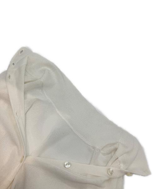 LOUNIE（ルーニー）LOUNIE (ルーニー) ハイネックシアーニットプルオーバー ホワイト サイズ:Fの古着・服飾アイテム
